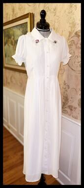 Ank Rouge VintageLikeOP Maxi Dress Size M Jirai Kei Japan J Fashion Sanrio Pins